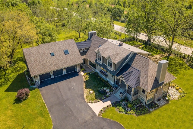 6517 Saddle Ridge Ct, Long Grove, IL 60047 - view of subject property featuring a forest
