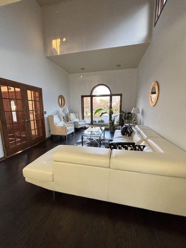 2 Rutgers Ct, Hawthorn Woods, IL 60047 - living room featuring a high ceiling and wood finished floors