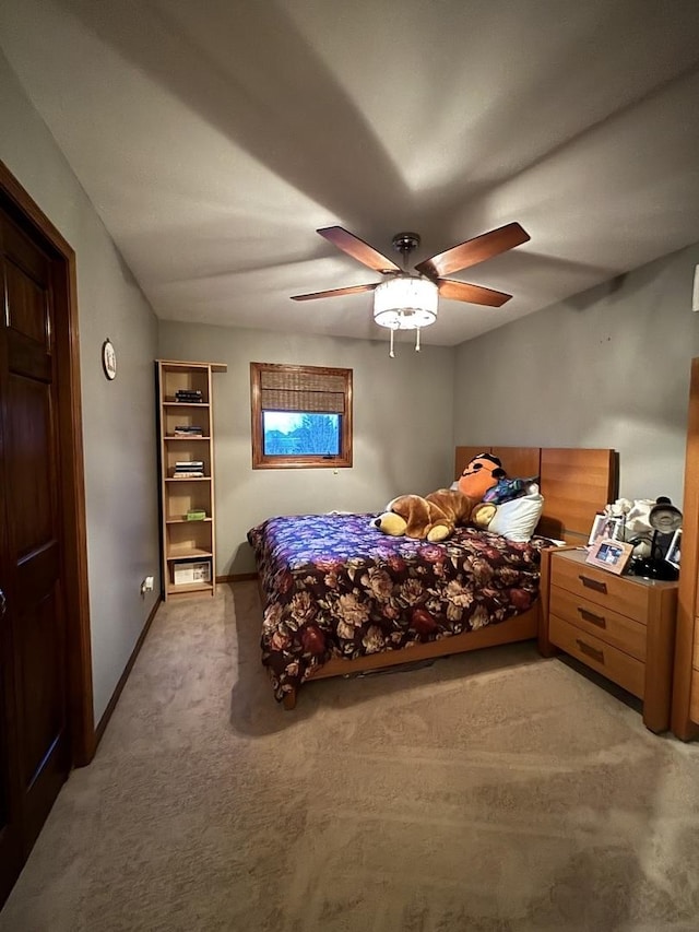 2 Rutgers Ct, Hawthorn Woods, IL 60047 - carpeted bedroom featuring ceiling fan and baseboards