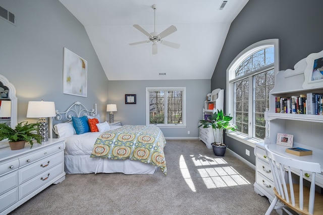 1303 Bonnema Ave, Naperville, IL 60565 - bedroom featuring multiple windows, visible vents, and carpet floors
