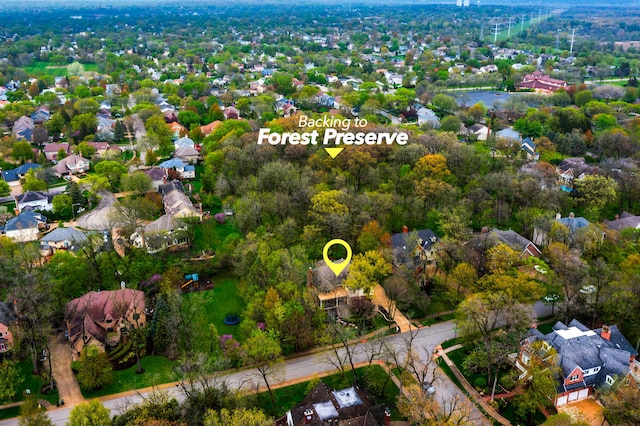 1303 Bonnema Ave, Naperville, IL 60565 - bird's eye view featuring a residential view