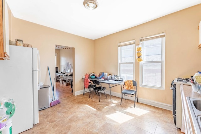 4026 N Kimball Ave, Chicago, IL 60618 - interior space featuring baseboards and light tile patterned flooring
