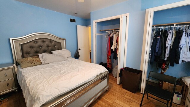 18454 Ridgewood Ave, Lansing, IL 60438 - bedroom featuring wood finished floors and multiple closets