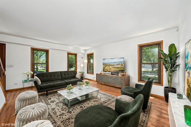 600 N Brookdale Dr, Schaumburg, IL 60194 - living room featuring wood finished floors