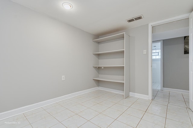 interior space featuring visible vents