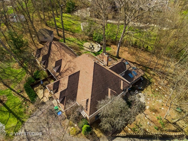drone / aerial view