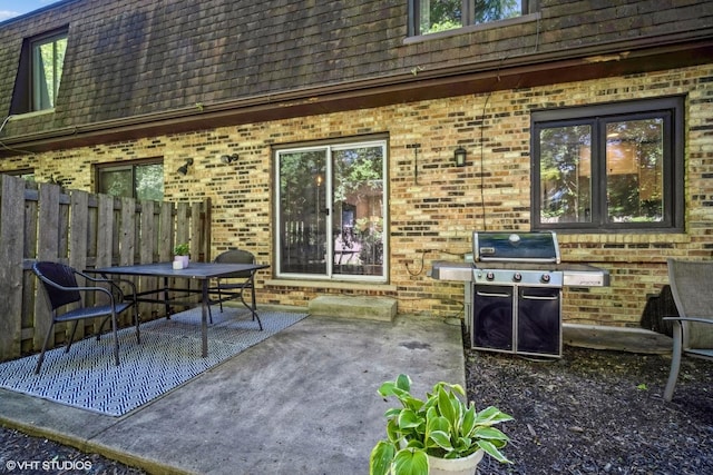 1767 Jefferson Ave, Glenview, IL 60025 - view of patio with fence and area for grilling