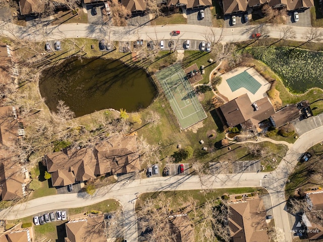 drone / aerial view featuring a residential view