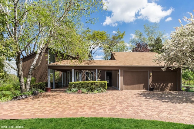 20753 N Buffalo Run, Kildeer, IL 60047 - view of front of property featuring a garage and decorative driveway