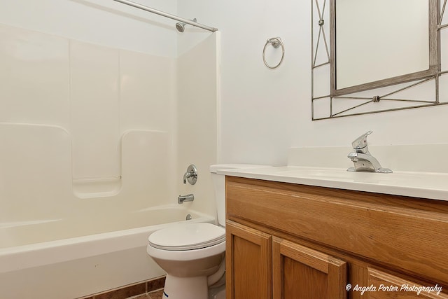 35850 N Benjamin Ave, Ingleside, IL 60041 - bathroom with toilet, bathtub / shower combination, and vanity