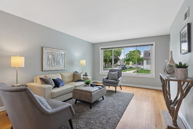 5941 N Mccook Ave, Chicago, IL 60646 - living room with light wood-type flooring and baseboards
