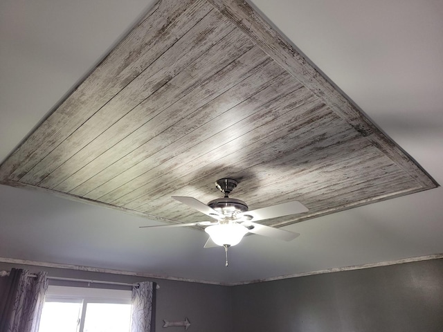 310 E Butler Ave, Grant Park, IL 60940 - room details featuring ceiling fan and wood ceiling