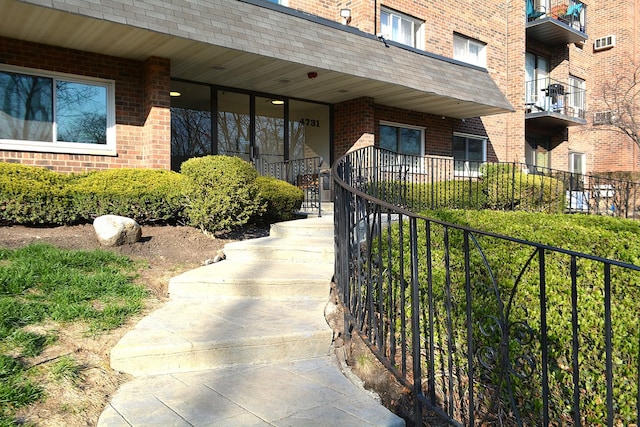 4731 Saint Joseph Creek Rd Unit 5G, Lisle, IL 60532 - doorway to property with brick siding