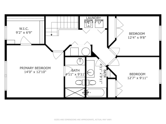 1529 E Arbor Ln, Arlington Heights, IL 60004 - view of floor plan / room layout