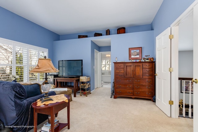2219 Barrett Dr, Algonquin, IL 60102 - living area featuring light colored carpet