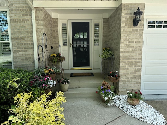 2219 Barrett Dr, Algonquin, IL 60102 - doorway to property with brick siding