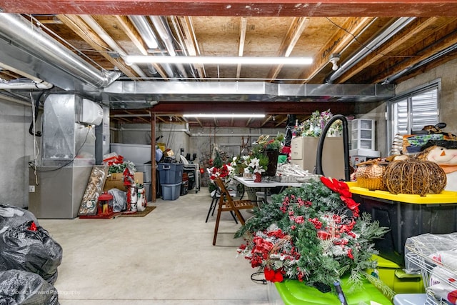 2219 Barrett Dr, Algonquin, IL 60102 - basement featuring heating unit