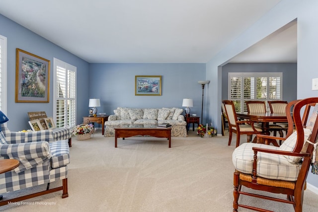 2219 Barrett Dr, Algonquin, IL 60102 - living room featuring carpet flooring