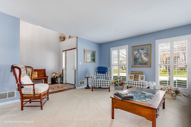 2219 Barrett Dr, Algonquin, IL 60102 - living area with carpet and baseboards