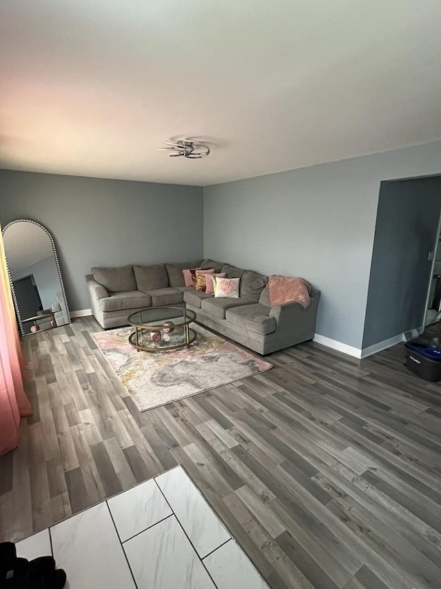 579 Price Ave, Calumet City, IL 60409 - living area with wood finished floors and baseboards
