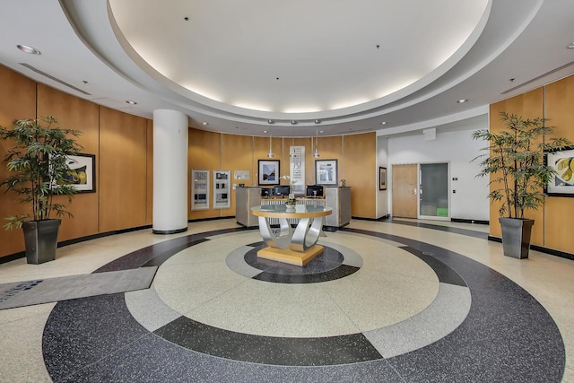 view of reception area