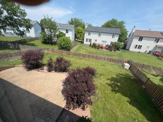 794 Meadowridge Dr, Aurora, IL 60504 - fenced backyard with a residential view and a patio