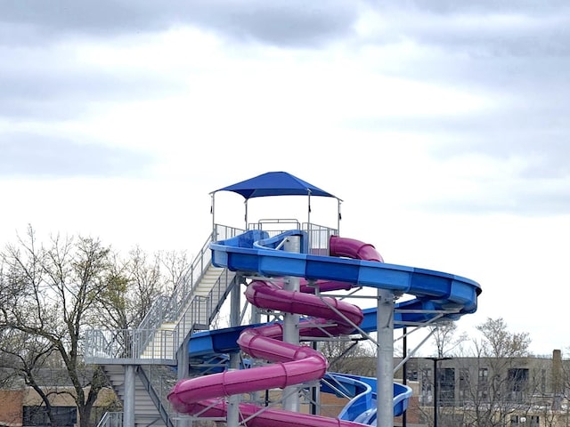 view of dock area