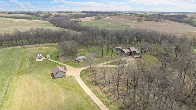 5491 S Koch Rd, Pearl City, IL 61062 - rear view of house with metal roof and a lawn