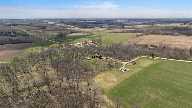 5491 S Koch Rd, Pearl City, IL 61062 - drone / aerial view with a rural view
