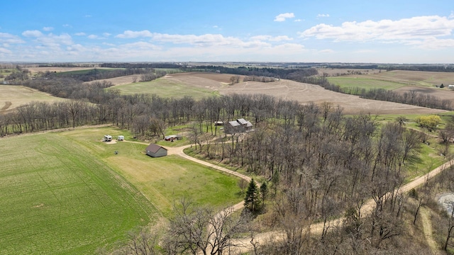 5491 S Koch Rd, Pearl City, IL 61062 - drone / aerial view with a rural view