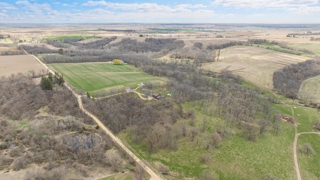 5491 S Koch Rd, Pearl City, IL 61062 - drone / aerial view featuring a rural view
