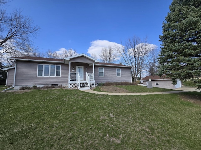 31-3 Lake Carroll Blvd, Lake Carroll, IL 61046 - ranch-style house with a front lawn