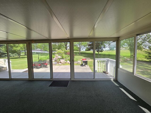 31-3 Lake Carroll Blvd, Lake Carroll, IL 61046 - sitting room with wainscoting, an office area, wood walls, and a drop ceiling