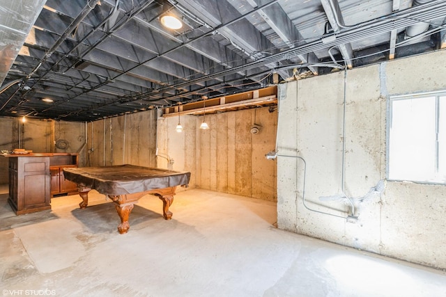 9972 Chetwood Dr, Huntley, IL 60142 - below grade area with billiards table