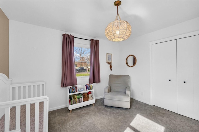 415 E 14th St, Gibson City, IL 60936 - carpeted bedroom with a closet and baseboards