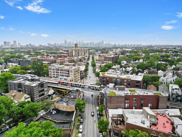 3443 N Lincoln Ave Unit 4A, Chicago, IL 60657 - bird's eye view of city skyline