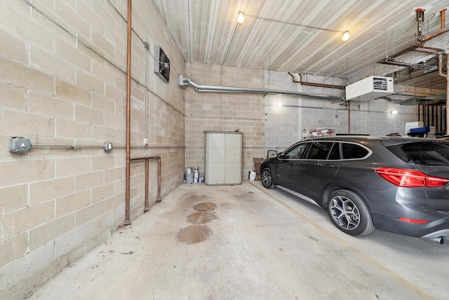 3443 N Lincoln Ave Unit 4A, Chicago, IL 60657 - garage with concrete block wall