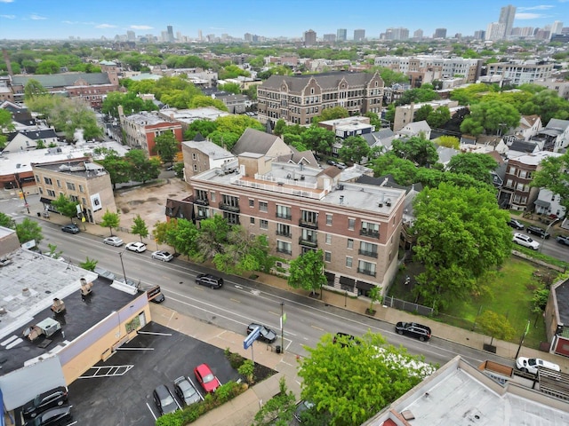 3443 N Lincoln Ave Unit 4A, Chicago, IL 60657 - aerial view of city skyline