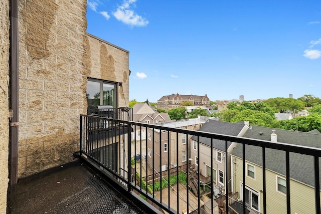3443 N Lincoln Ave Unit 4A, Chicago, IL 60657 - balcony with a residential view