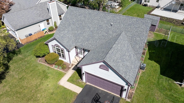 view of subject property