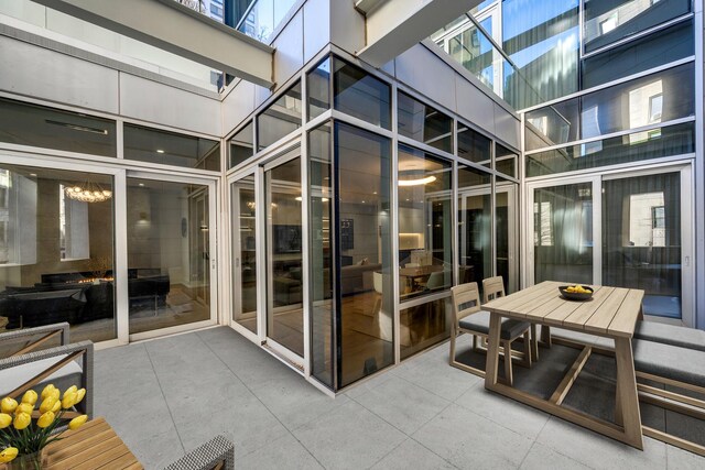 2035 N Orleans St Unit 2N, Chicago, IL 60614 - exterior space with outdoor dining space