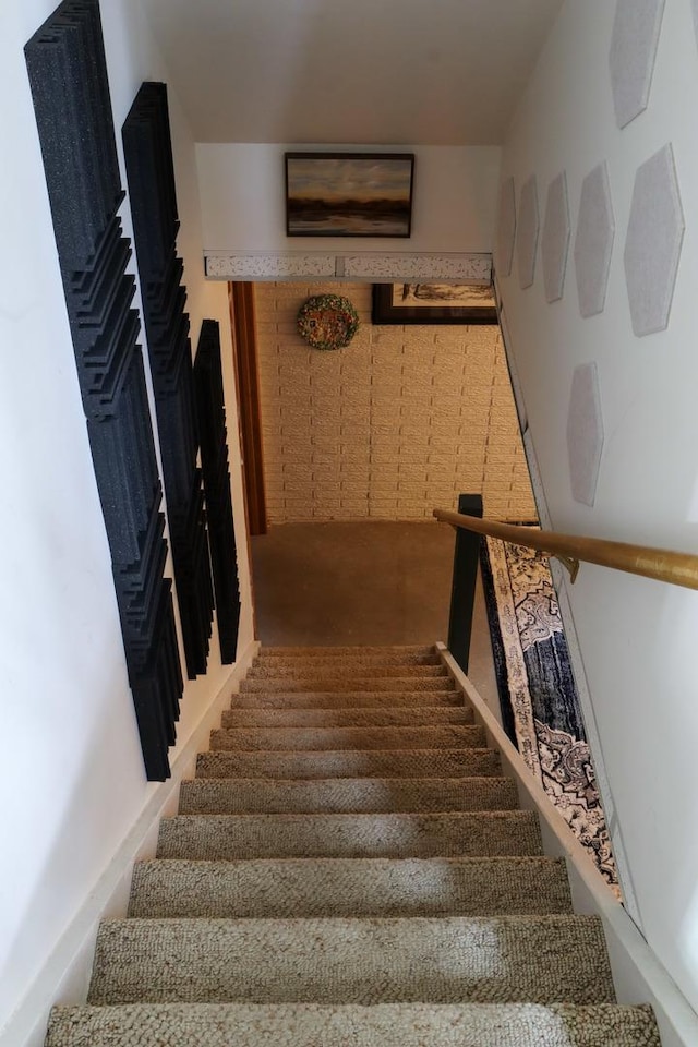 view of stairs