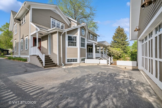 209 W Lake St, Barrington, IL 60010 - view of home's exterior featuring a porch