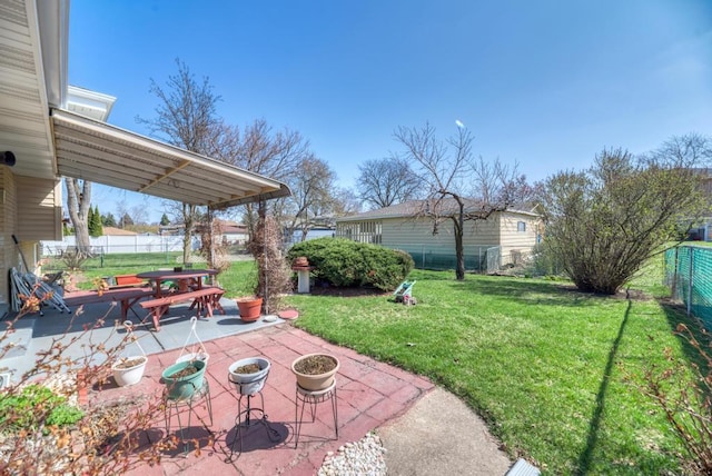 1735 W Woodland Ave, Addison, IL 60101 - view of yard featuring a patio and a fenced backyard