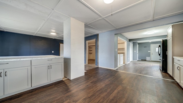 interior space featuring dark wood finished floors