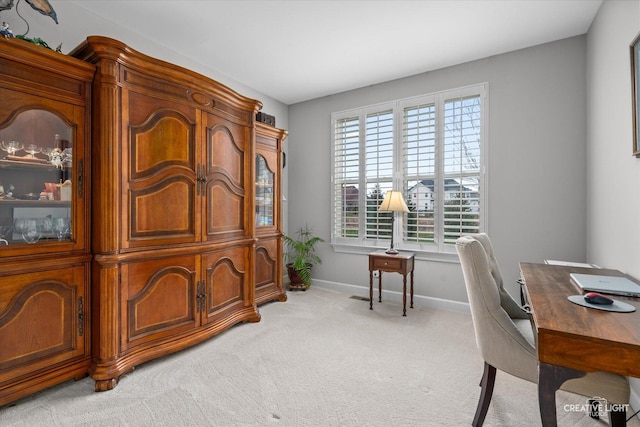 6625 Savanna Ln, Lakewood, IL 60014 - home office with light colored carpet and baseboards