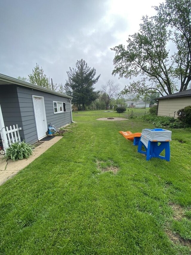 view of yard