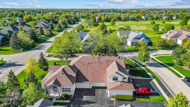 9531 Lenox Ln, Lakewood, IL 60014 - aerial perspective of suburban area with a local golf course
