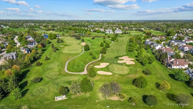 9531 Lenox Ln, Lakewood, IL 60014 - aerial view of property and surrounding area featuring nearby suburban area, a local golf course, and a tree filled landscape