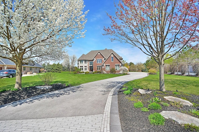 22328 N Prairie Ct, Kildeer, IL 60047 - view of front of home with a front lawn